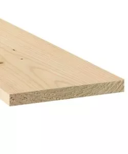 TAVOLA IN LEGNO DI ABETE, 100X20X2,5 CM